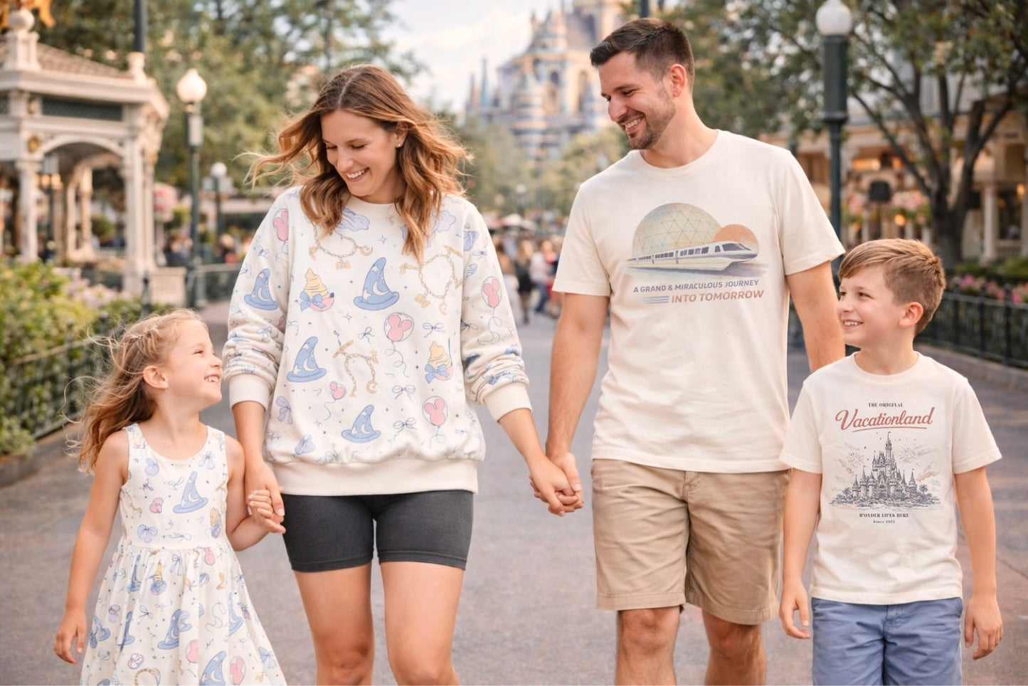 Kids Vintage Vacationland Graphic Tee