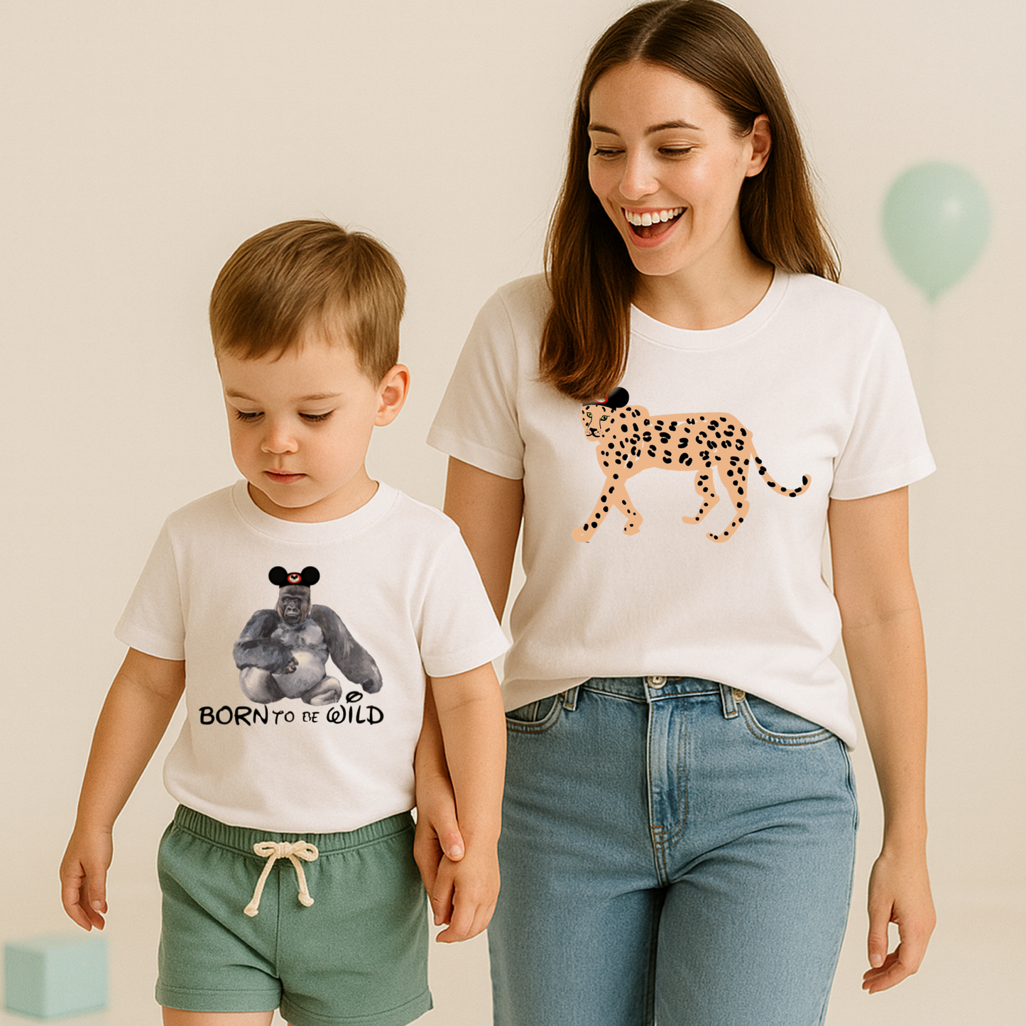 Born to be Wild Customizable Family Graphic Tee