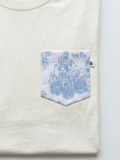Adult Handcrafted Princess Toile Pocket Tee