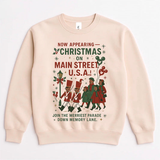 Nice List Santa Mouse Christmas Family Sweatshirt
