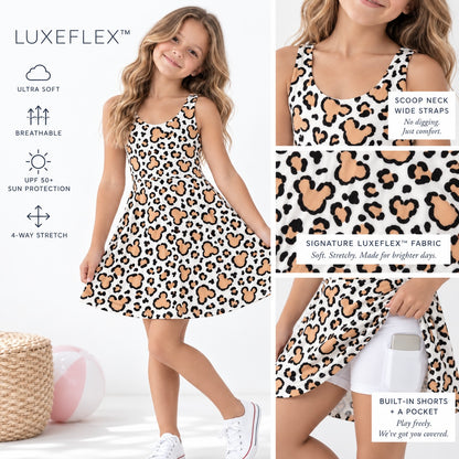 Cheetah Safari | Girls Luxeflex™ Parkside Dress