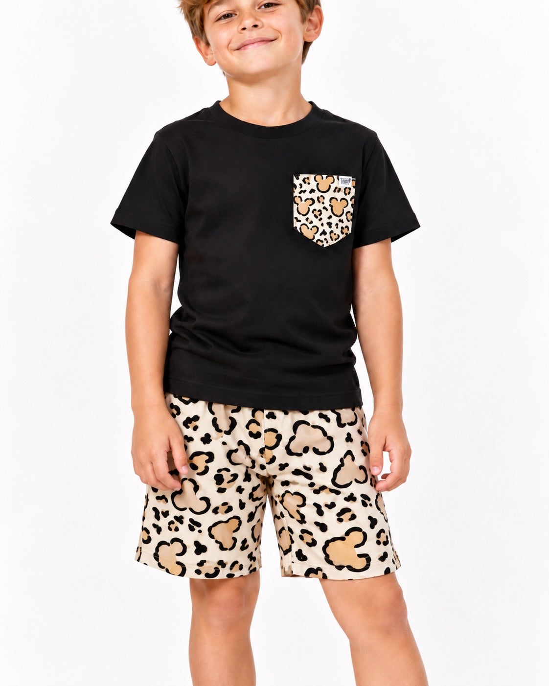 Cheetah Safari | Kids Clubhouse Cotton™ Crew Shorts