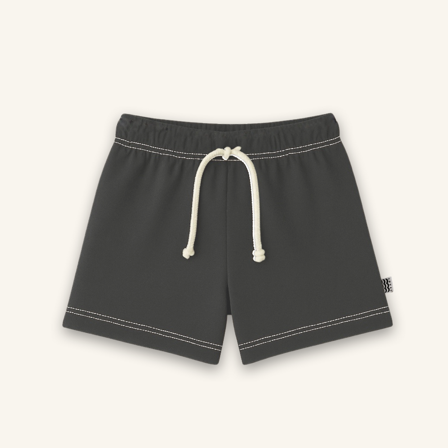 Kids Handcrafted Solid Coordinating Crew Shorts