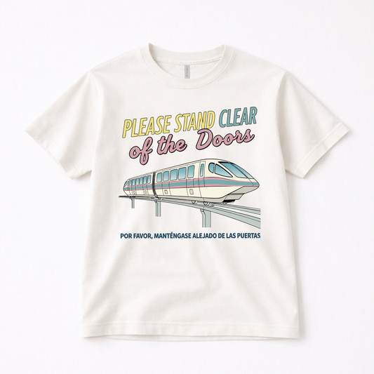 Kids Handcrafted Please Stand Clear Tee & Optional Bottoms