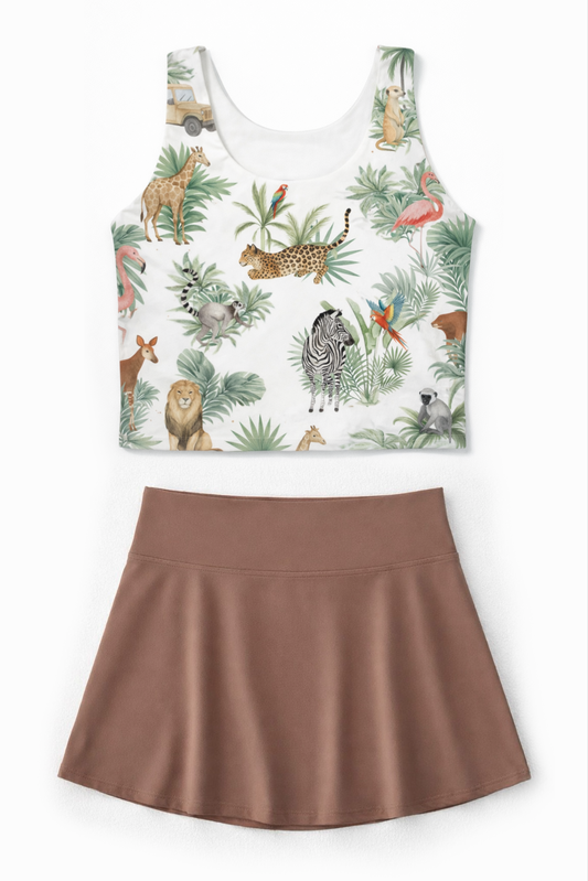 Women’s Living Kingdom Performance Seamless Tank + Optional Skirt