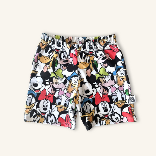 boys, unisex, shorts, disney inspired