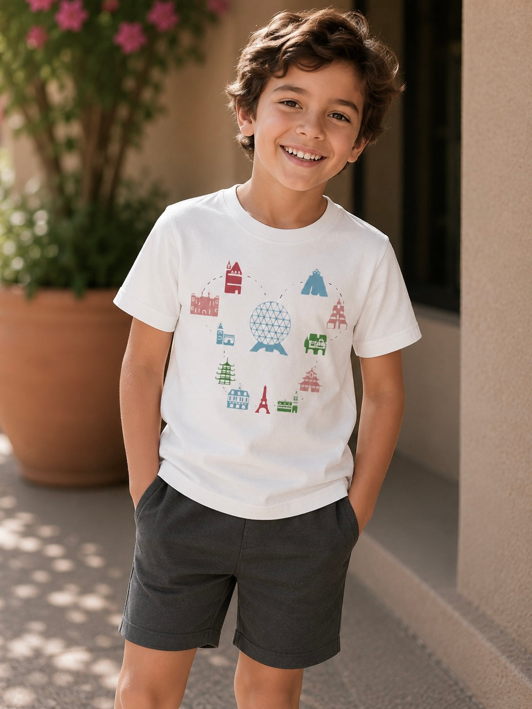 Kids Around the Showcase Graphic Tee & Optional Bottoms