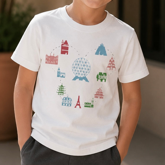Kids Around the Showcase Graphic Tee & Optional Bottoms