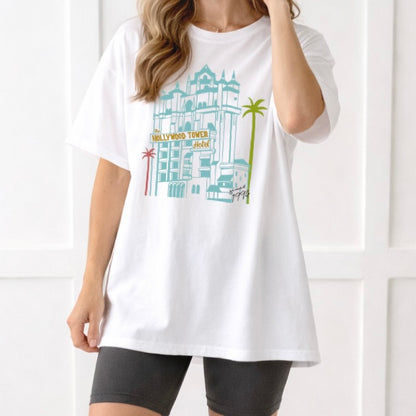 Terrifying Tower Adult Graphic Tee