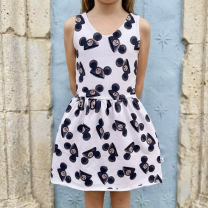 Kids Handcrafted Magic Mouse Hat Twirl Dress