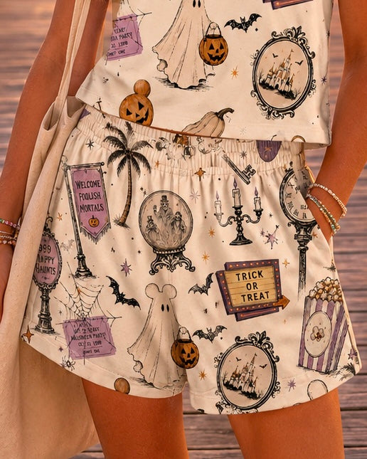 Happy Haunts Women’s Breezy Shorts
