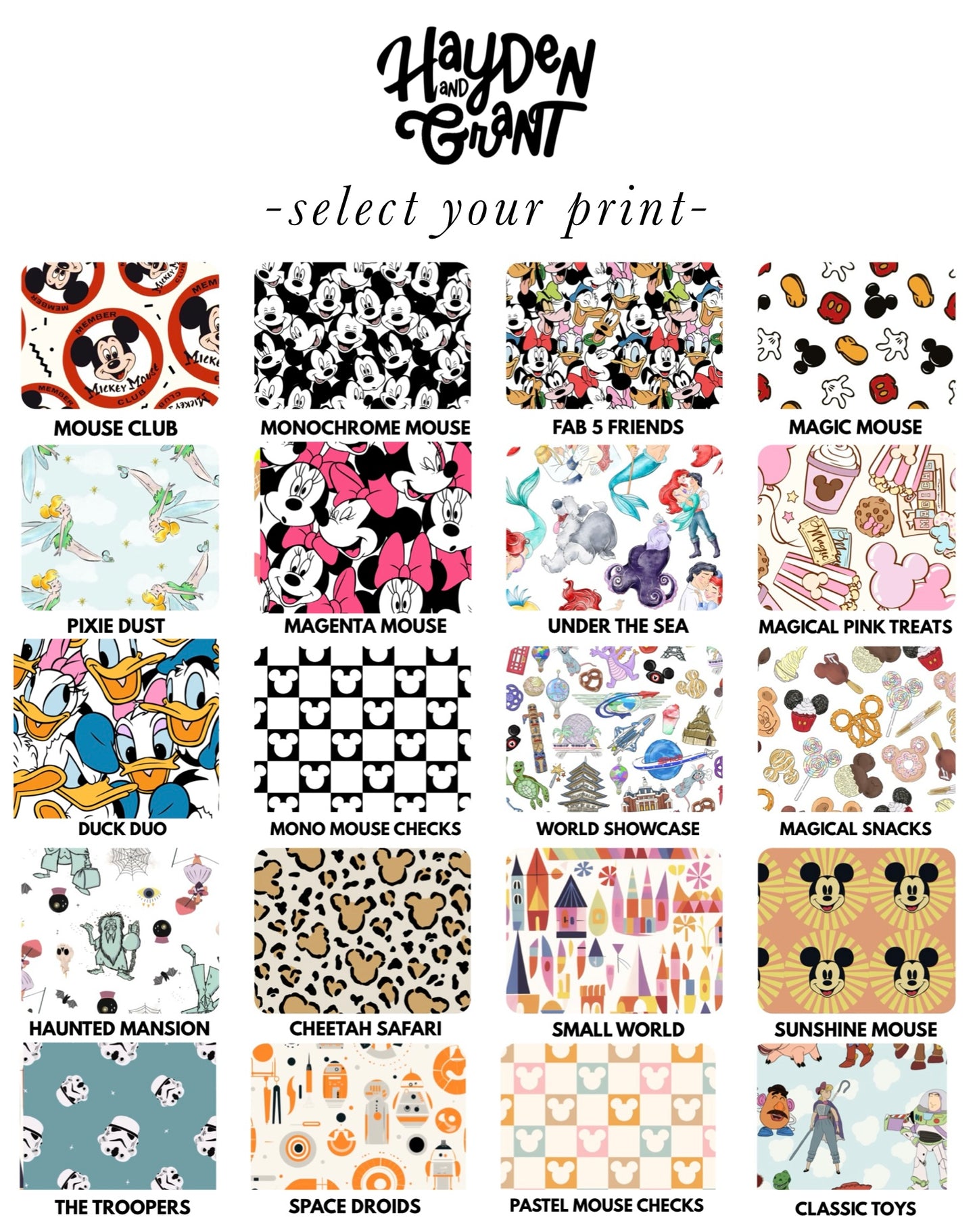 Adult Handcrafted Leggings-Choose your print
