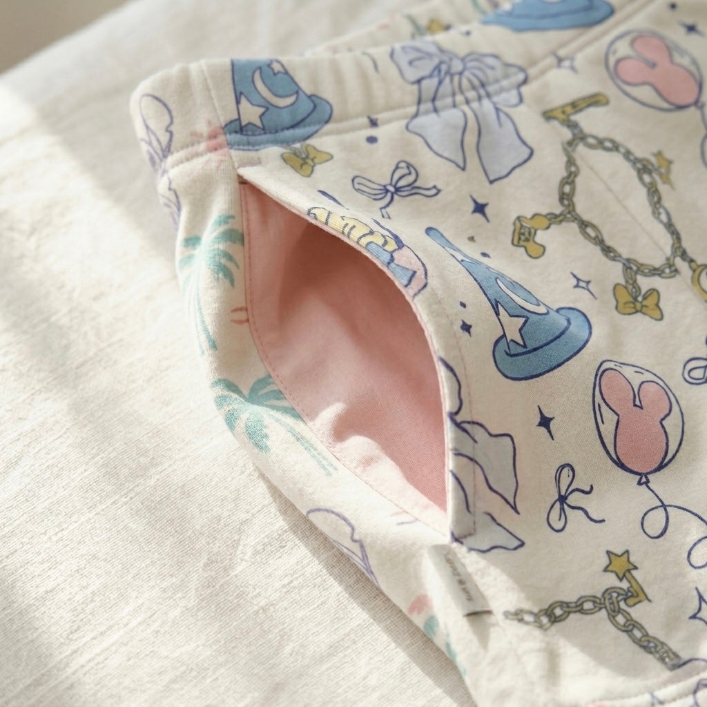 Adult Castle Daydreams Essential Cotton Breezy Shorts