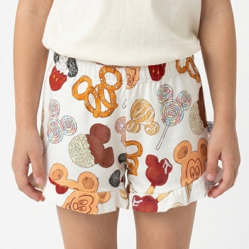Kids Handcrafted Magical Snacks Ruffle Shorts