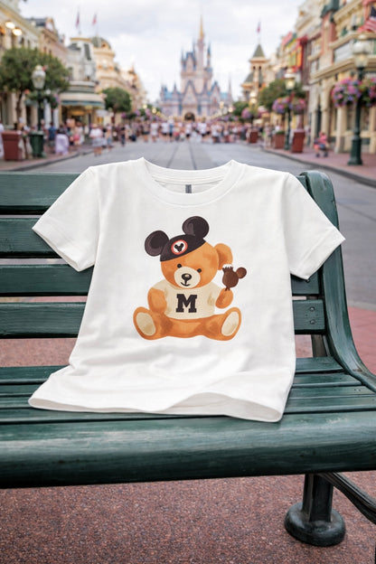Kids Teddy Mouse Graphic Tee and Optional Bottoms Set