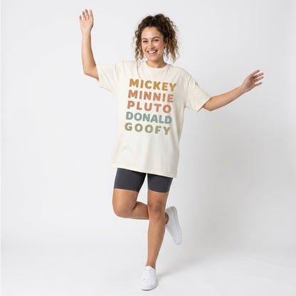 Park Characters Adult Graphic Tee