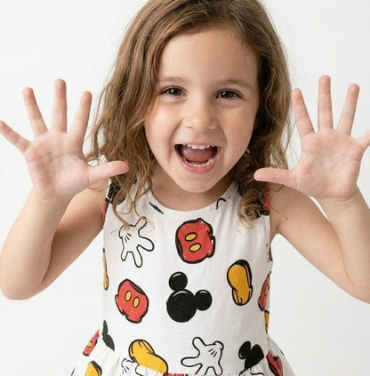 Kids Handcrafted Magic Mouse Peplum Tank & Optional Bottoms