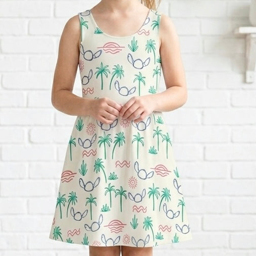 Girls Ohana Project Twirl Dress