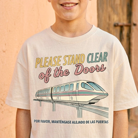 Kids Handcrafted Please Stand Clear Tee & Optional Bottoms