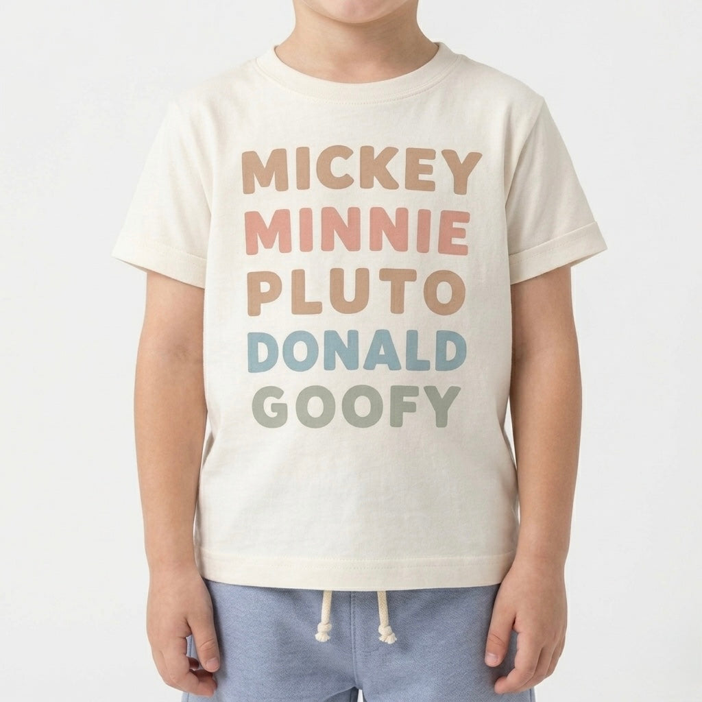 Pastel Characters | Kids Heritage Blend Tee