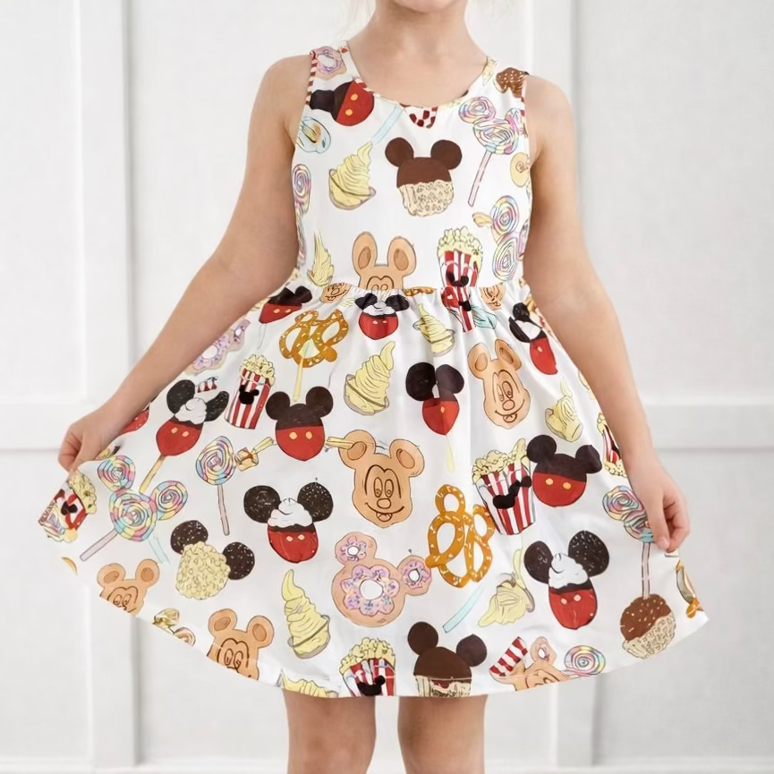 Kids Handcrafted Magical Snacks Twirl Dress