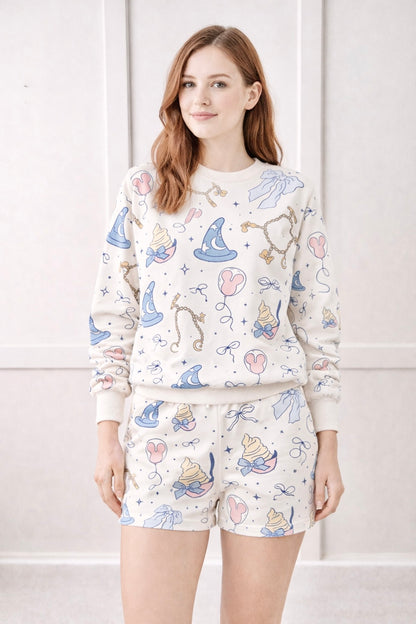 Adult Castle Daydreams Essential French Terry Crewneck