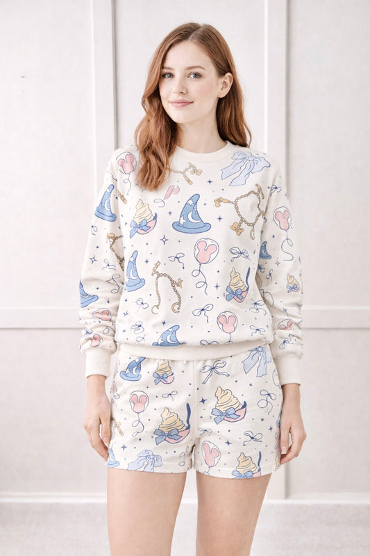 Adult Castle Daydreams Essential French Terry Crewneck