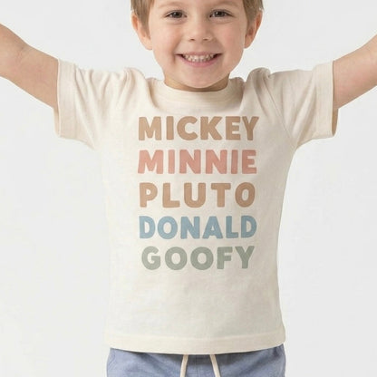 Pastel Characters | Kids Heritage Blend Tee