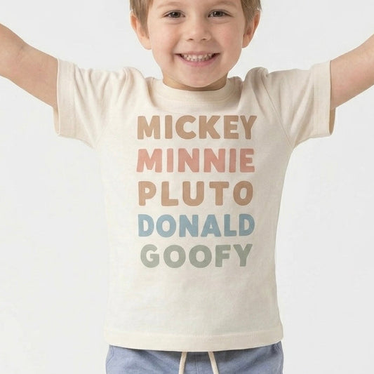 Kids Character Graphic Tee & Optional Bottoms