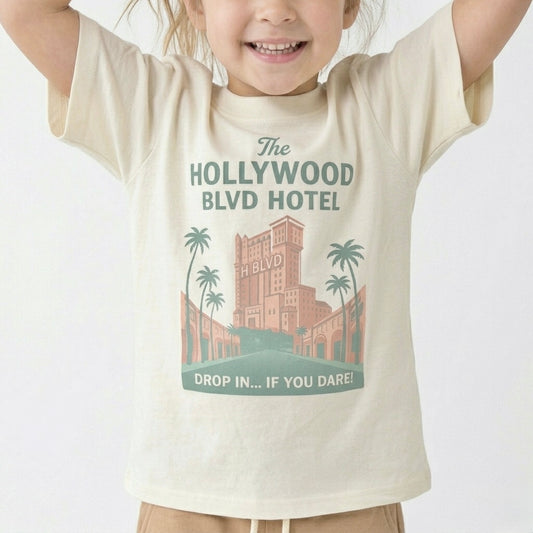 Kids Hollywood Tower Graphic Tee & Optional Bottoms