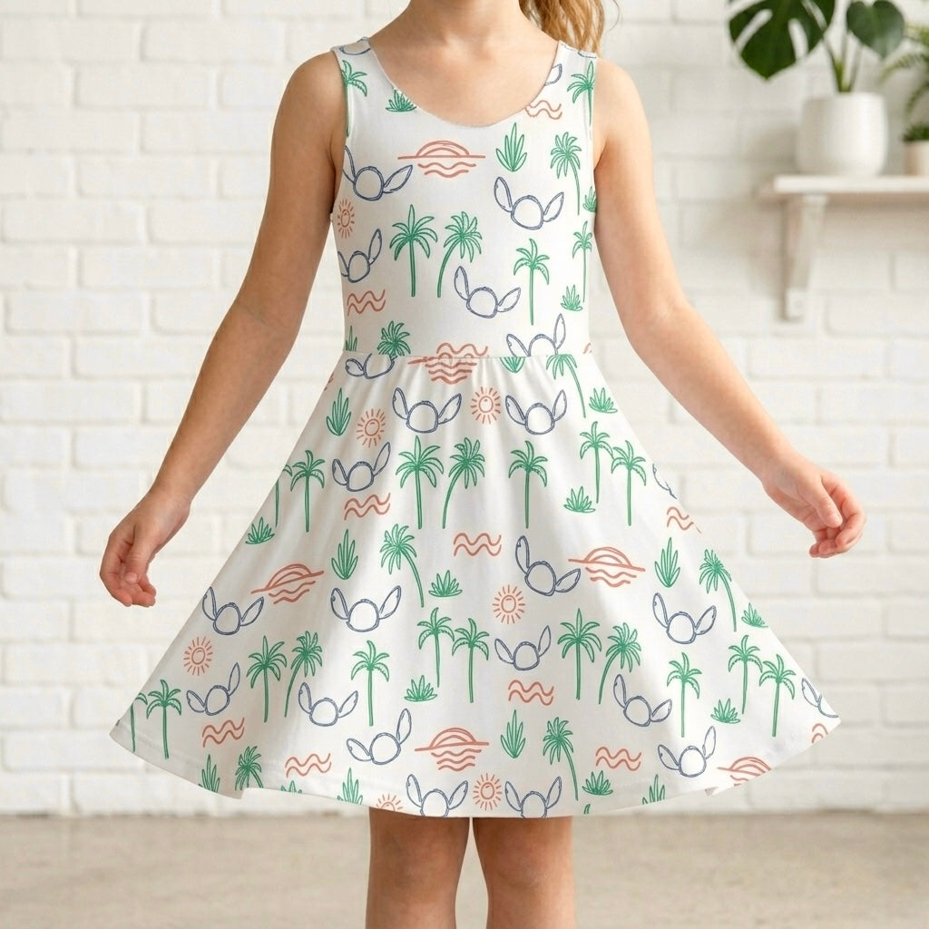 Girls Ohana Project Twirl Dress