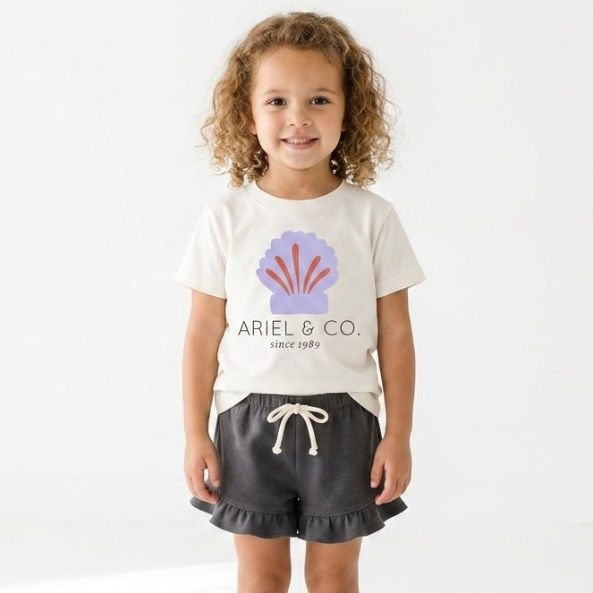 Kid’s Ariel Graphic Tee and Optional Bottoms Set
