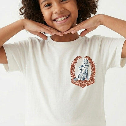Kids Handcrafted Anyone Can Cook Badge Tee & Optional Bottoms