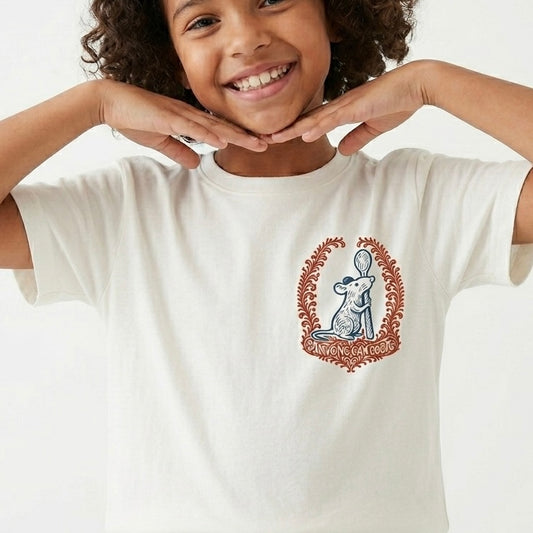 Kids Anyone Can Cook Badge Graphic Tee & Optional Bottoms