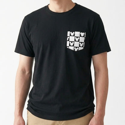 Adult Mouse Checkered Pocket Tee Family Graphic Tee