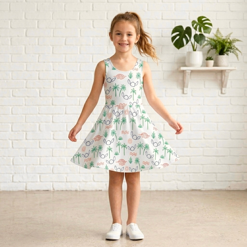 Girls Ohana Project Twirl Dress