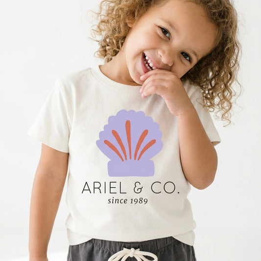 Kid’s Ariel Graphic Tee and Optional Bottoms Set