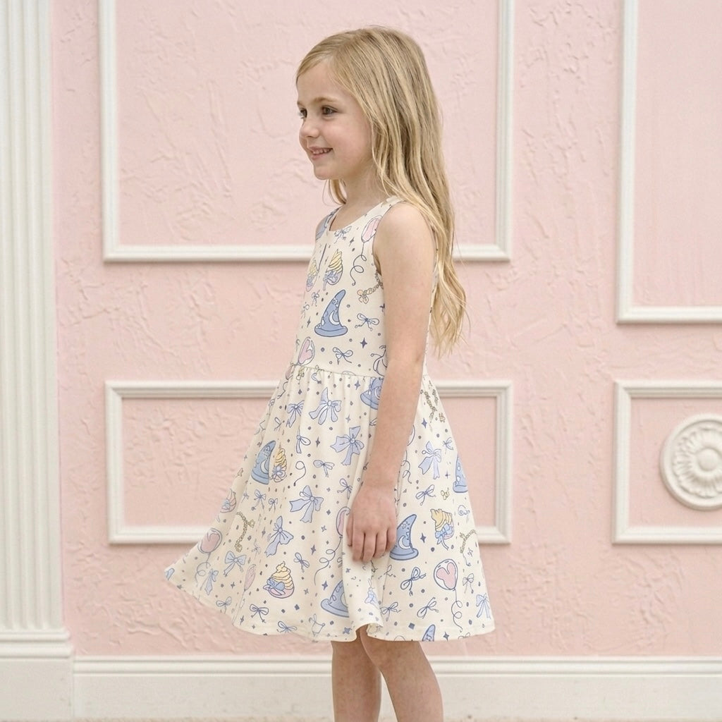 Kids Handcrafted Castle Daydream Twirl Dress