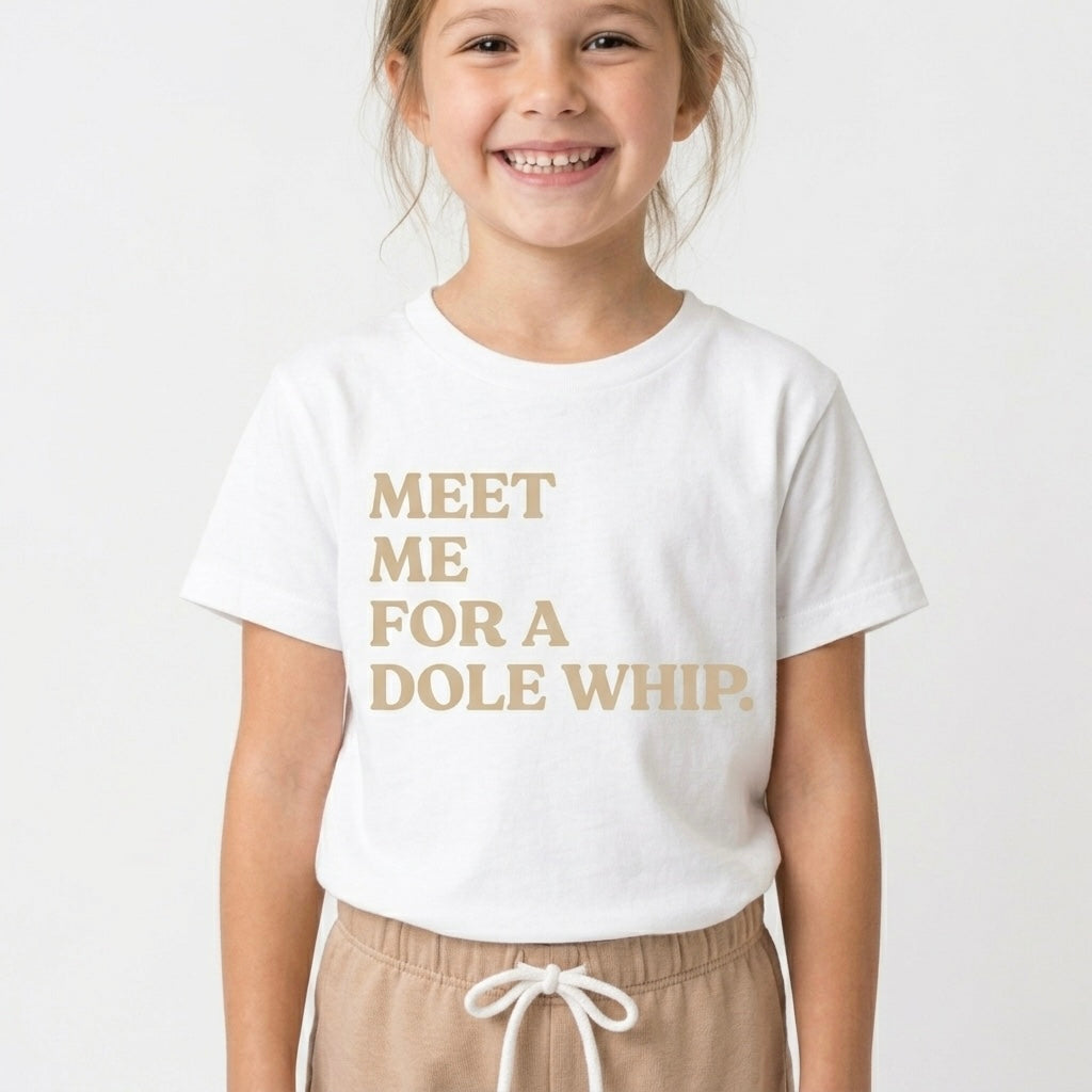 Kids Meet Me For A Dole Whip Graphic Tee & Optional Bottoms