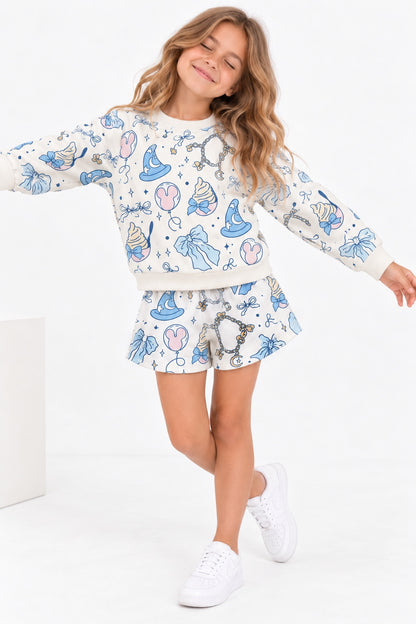 Castle Daydream | Girls Clubhouse Cotton™ Crewneck