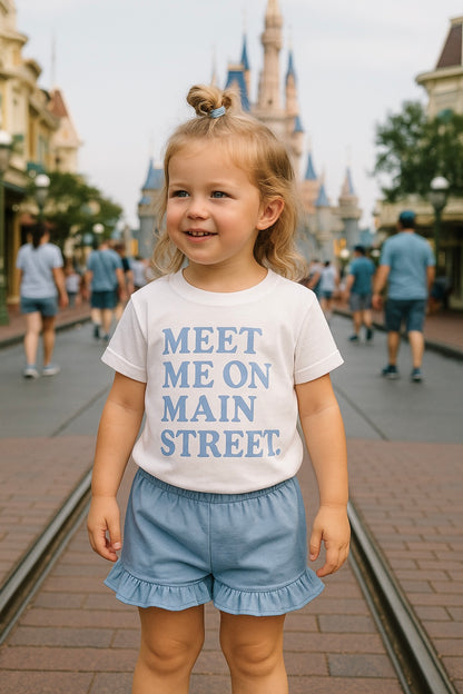 Meet Me on Main Street Kids Graphic Tee
