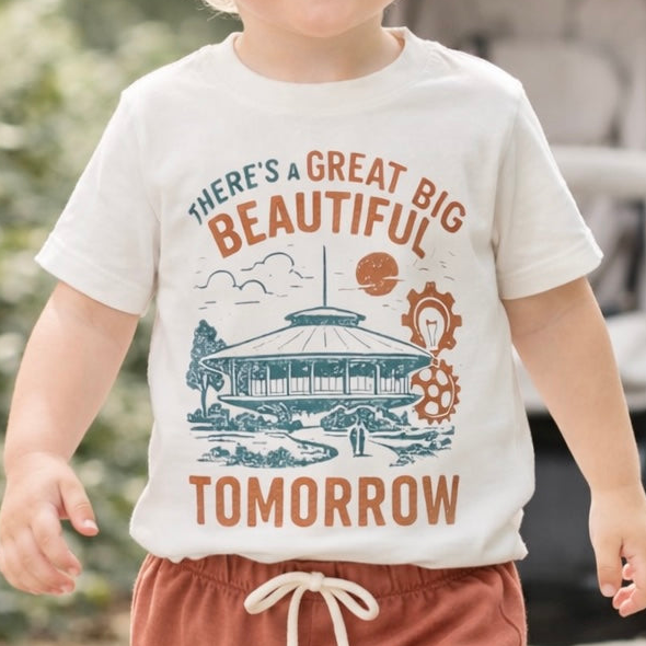 There’s a Great Big Beautiful Tomorrow Kids Graphic Tee