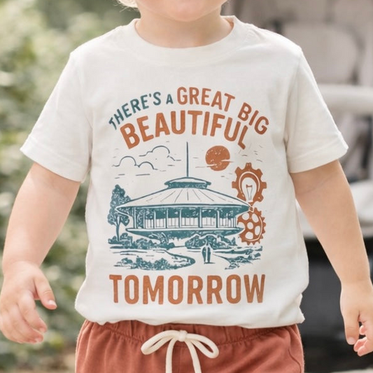 There’s a Great Big Beautiful Tomorrow Kids Graphic Tee