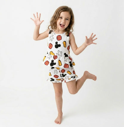 Kids Handcrafted Magic Mouse Peplum Tank & Optional Bottoms