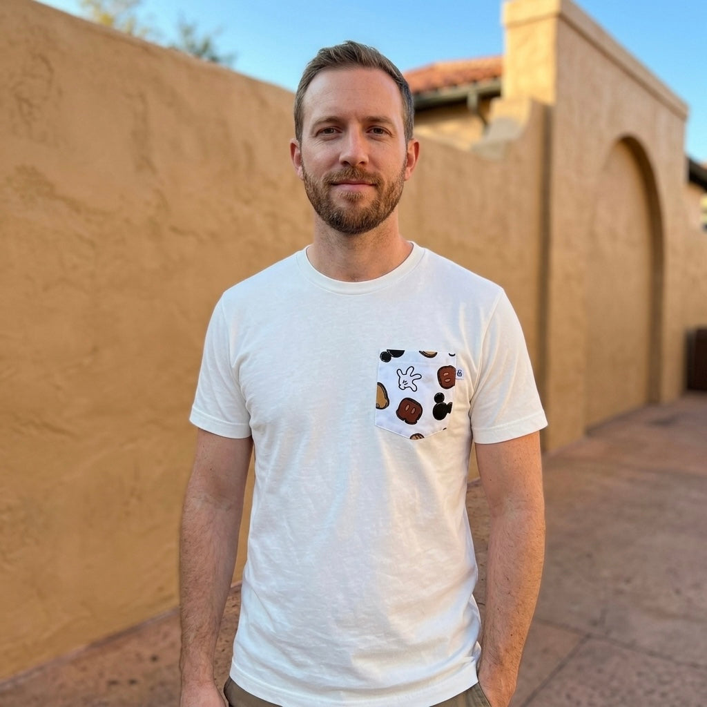 Adult Handcrafted Magic Mouse Pocket Tee