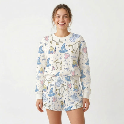 Adult Castle Daydreams Essential Lightweight Cotton Crewneck