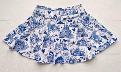 Park Toile | Girls Luxeflex™ Performance Skirt
