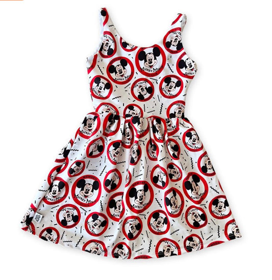 Kids Handcrafted Mouse Club Twirl Dress
