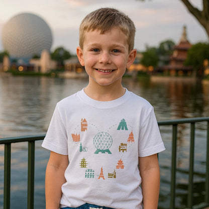 Kids Around the Showcase Graphic Tee & Optional Bottoms