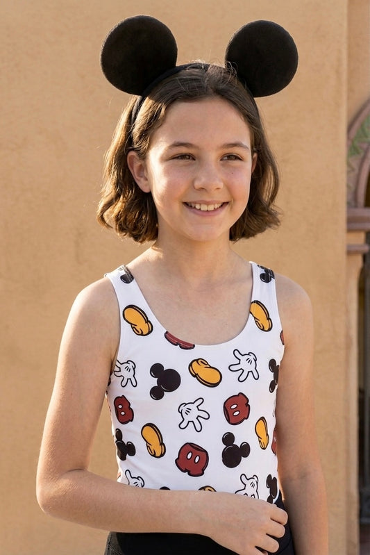 Girls Magic Mouse Performance Seamless Tank + Skirt Set